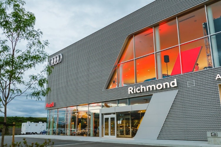 Audi of Richmond Showroom - It took determination to pull off this event