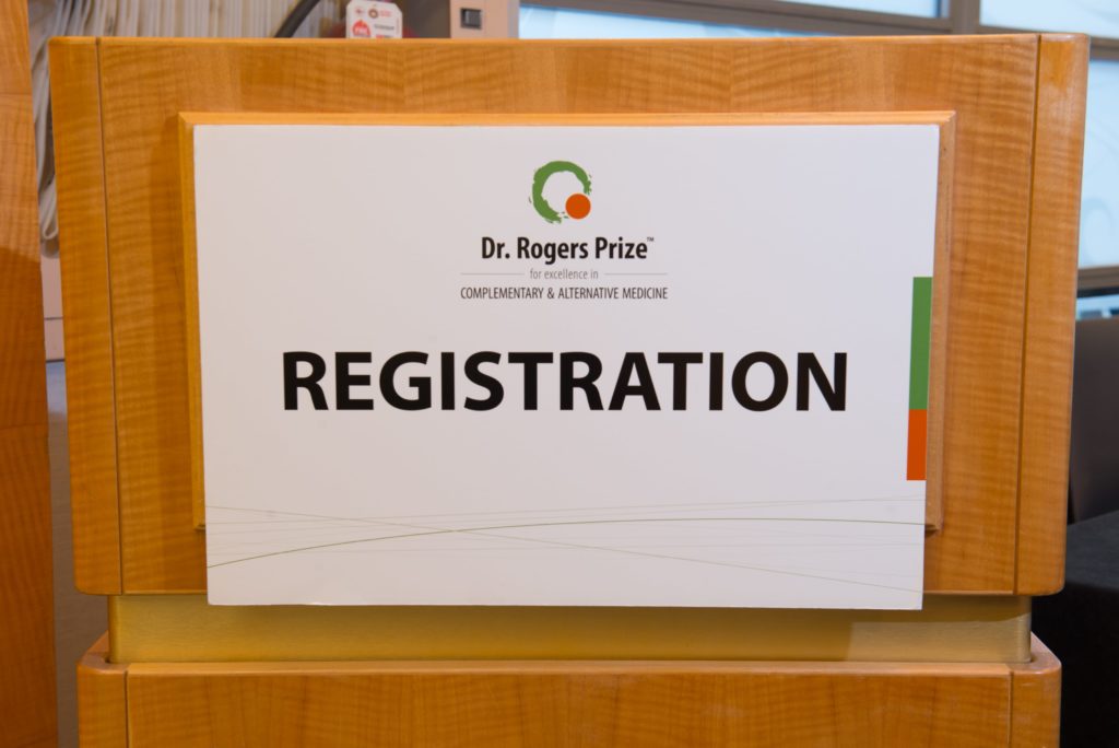 Event registration signage