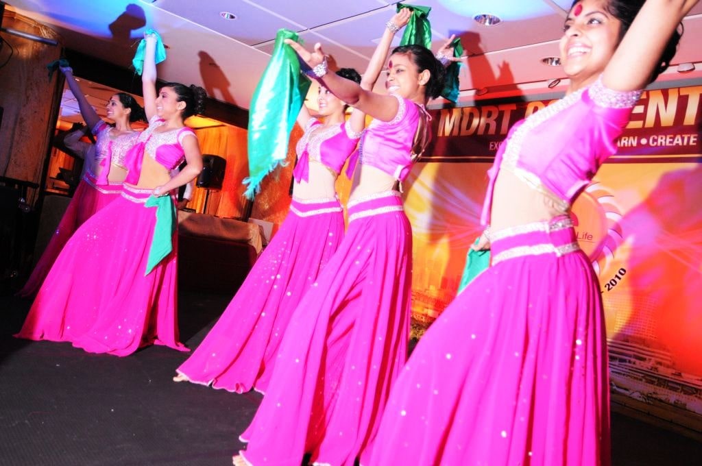 Mumbai themed corporate event dancers