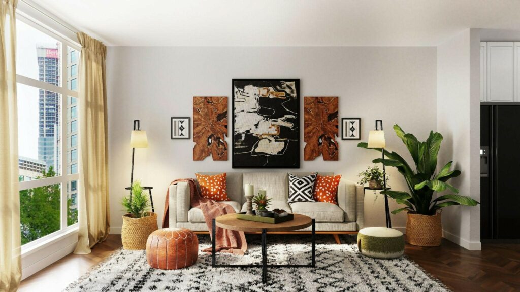 beautiful living room - the art of thriving