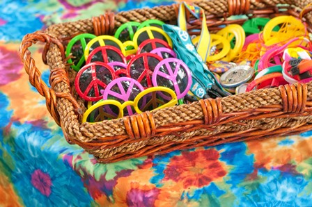 Peace Sunglasses, Tie Dye, colorful, Bright Ideas Events, company picnics