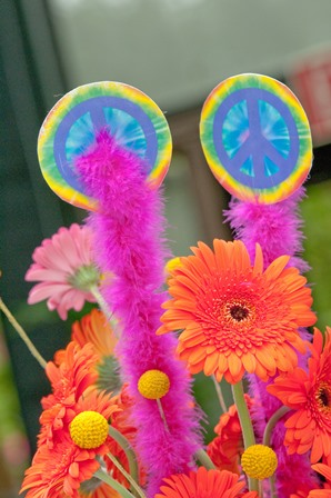 Bright Ideas Events, Hippie, Peace, Flowers
