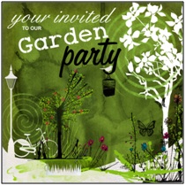 Nice invitation for garden parties